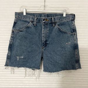 Rustler Vintage Cut Off Shorts 33 Waist